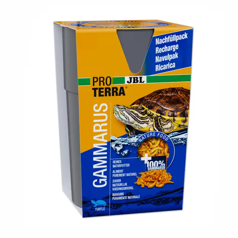 JBL PROTERRA GAMMARUS 0,75 Liter (Nachfüllpack) -Leckerbissen für Wasserschildkröten- Super-Preis